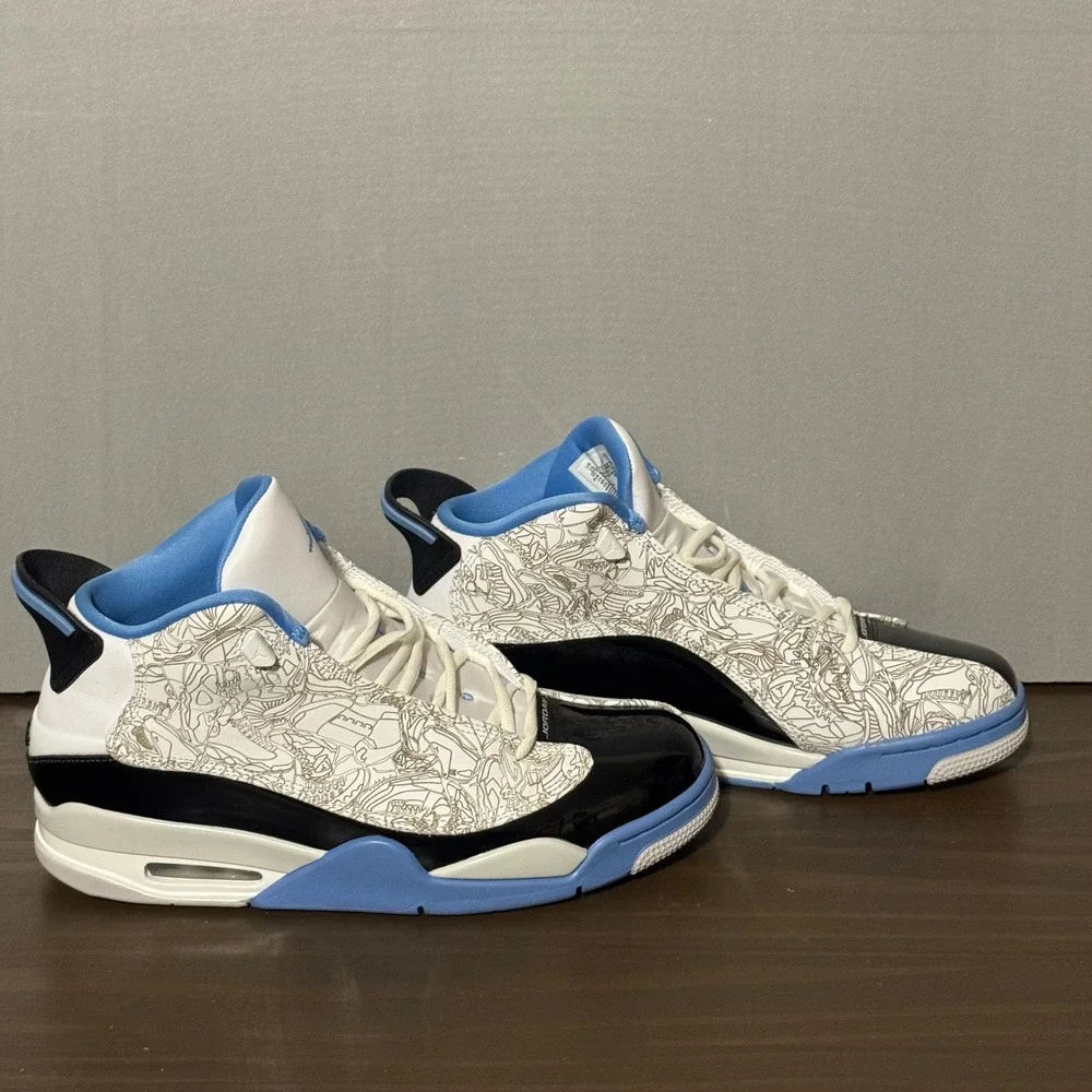 Jordan Mens Basketball Shoes Dub Zero University Laser Etched 311046-114 Size 10